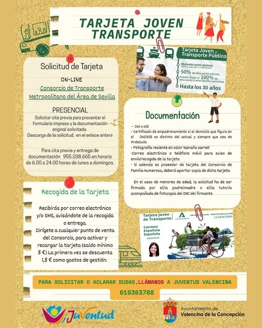 Tarjeta Joven Transporte 2025
