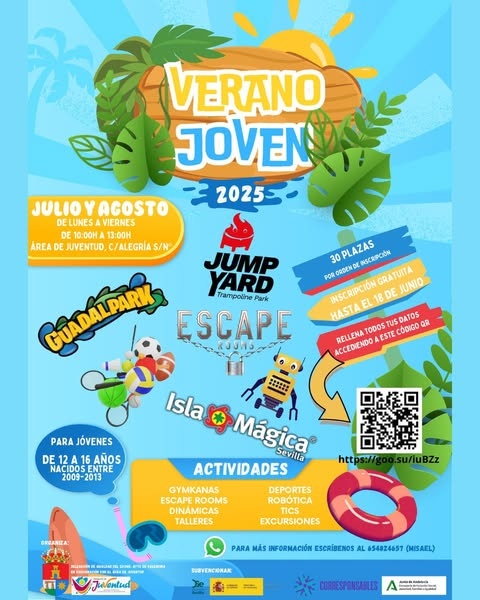 EL AYUNTAMIENTO DE VALENCINA DE LA CONCEPCIÓN PONE EN MARCHA LA INICIATIVA ¿VERANO JOVEN¿