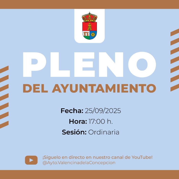 Pleno 25 de septiembre 2025