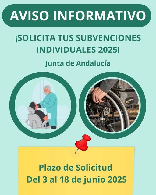 Subvenciones individuales 2025 - Junta de Andalucía